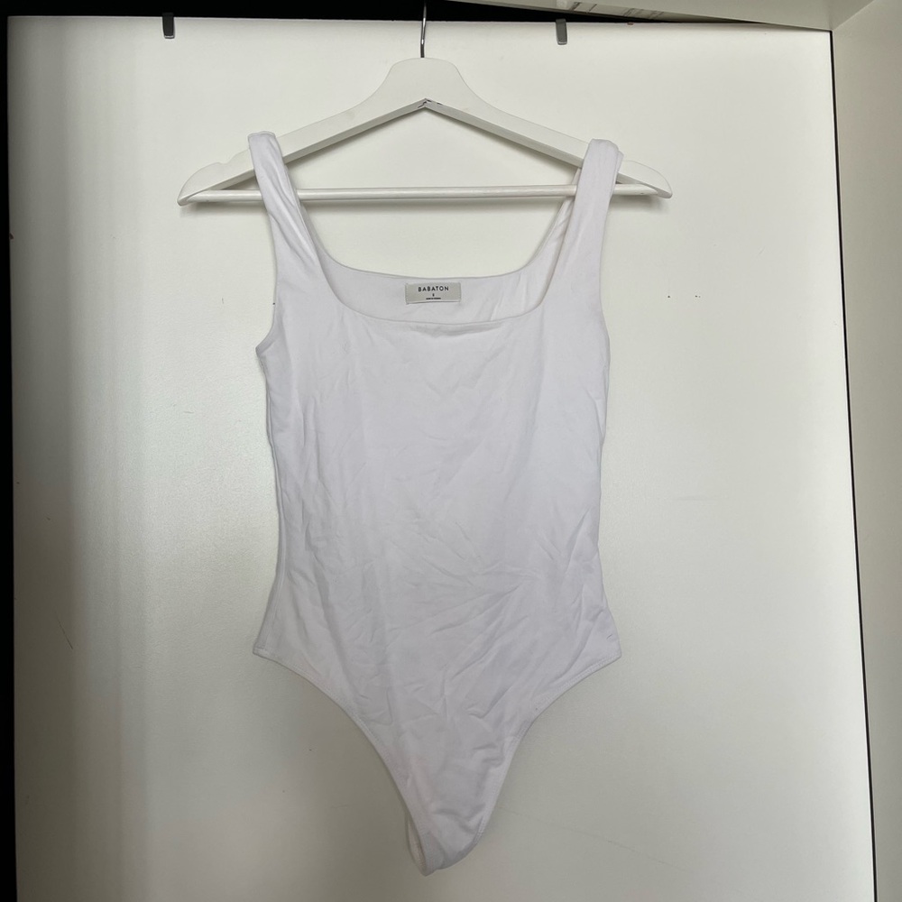 White babaton bodysuit